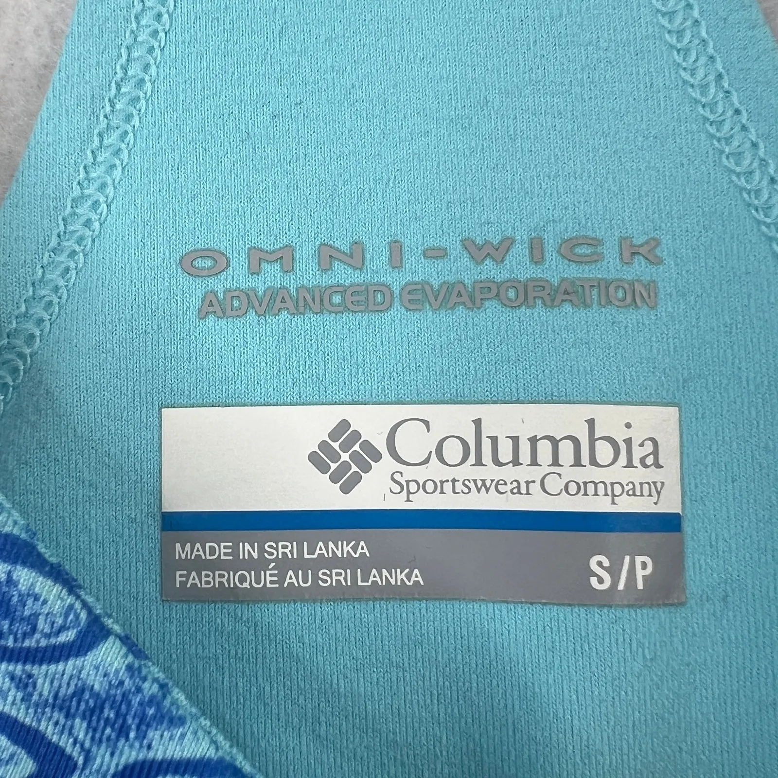 Columbia Omni-Wick Active Dress S Blue Racerback Sleeveless Athletic Sundress - Image 2