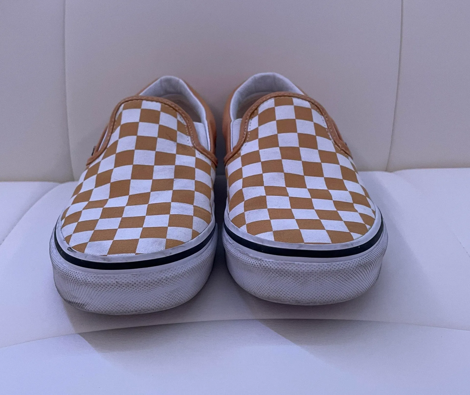 Vans Checkered Yellow Women’s 6.5 - Image 3