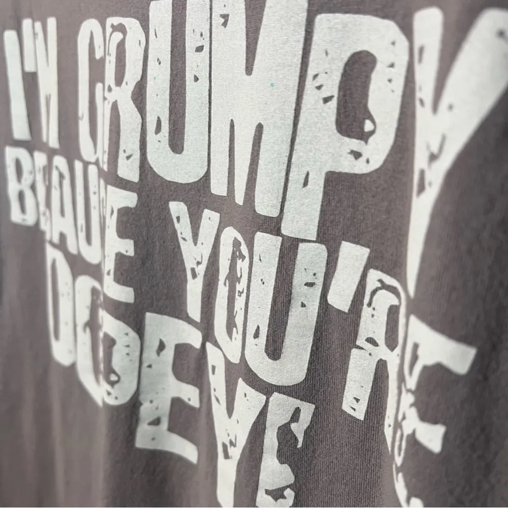 Disney "I'm Grumpy Because You're Dopey!" T-shirt Adult size Large Disneyland - Image 3