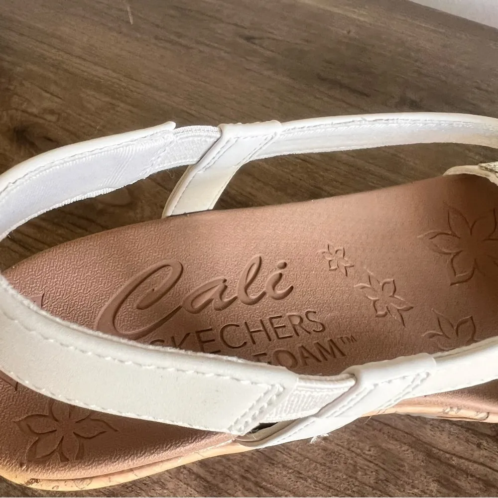 Skechers Cali Beverlee Date Glam Women's Wedge Sandals Size 9.5 SKU#241175 - Image 10