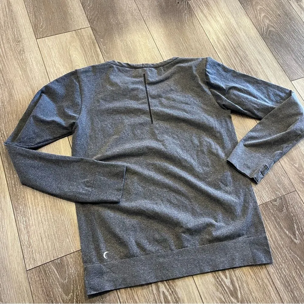 Zyia gray heathered performance long‎ sleeves top size XL - Image 7
