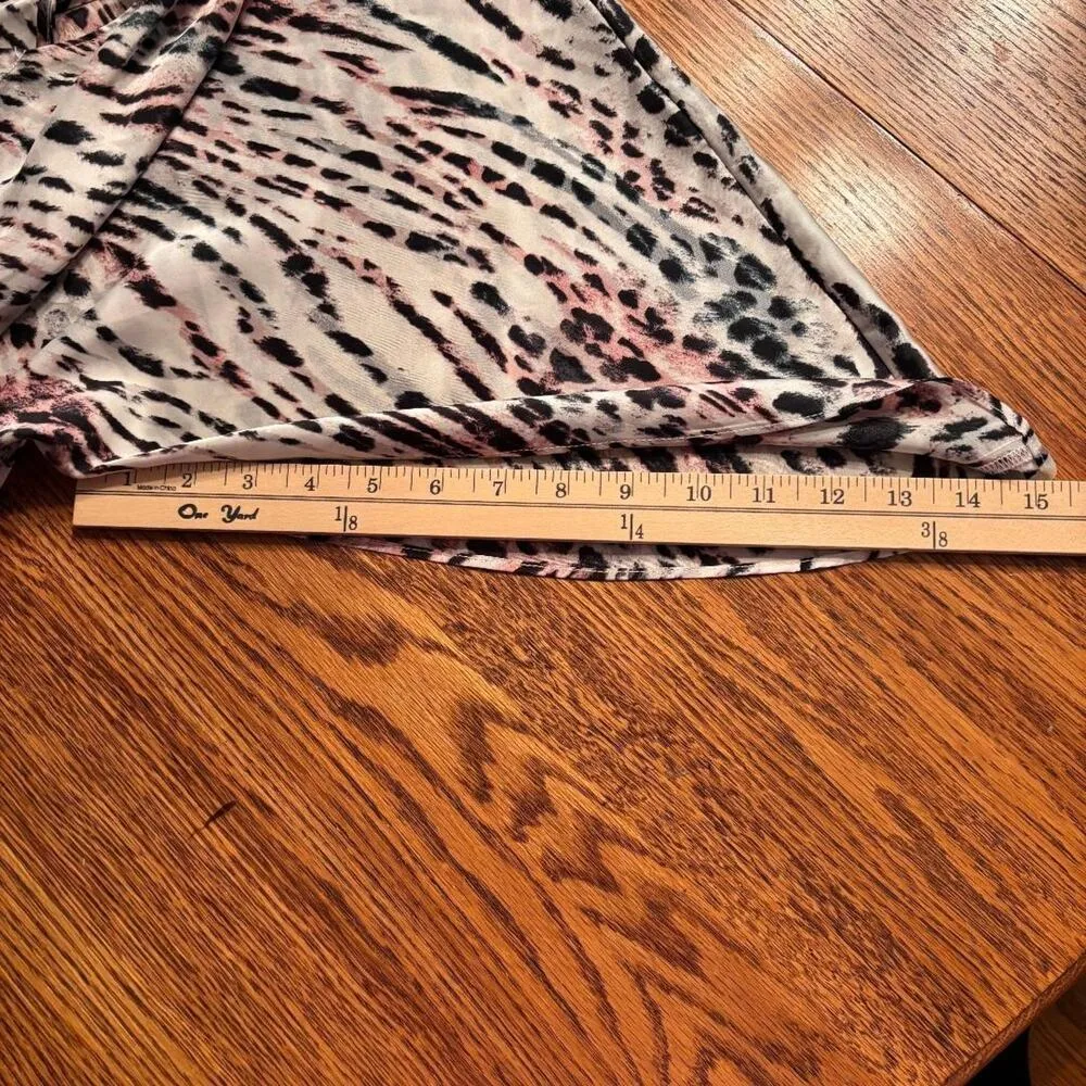 Naked Zebra Cropped Top Zebra Print V Neck Women's - Image 8