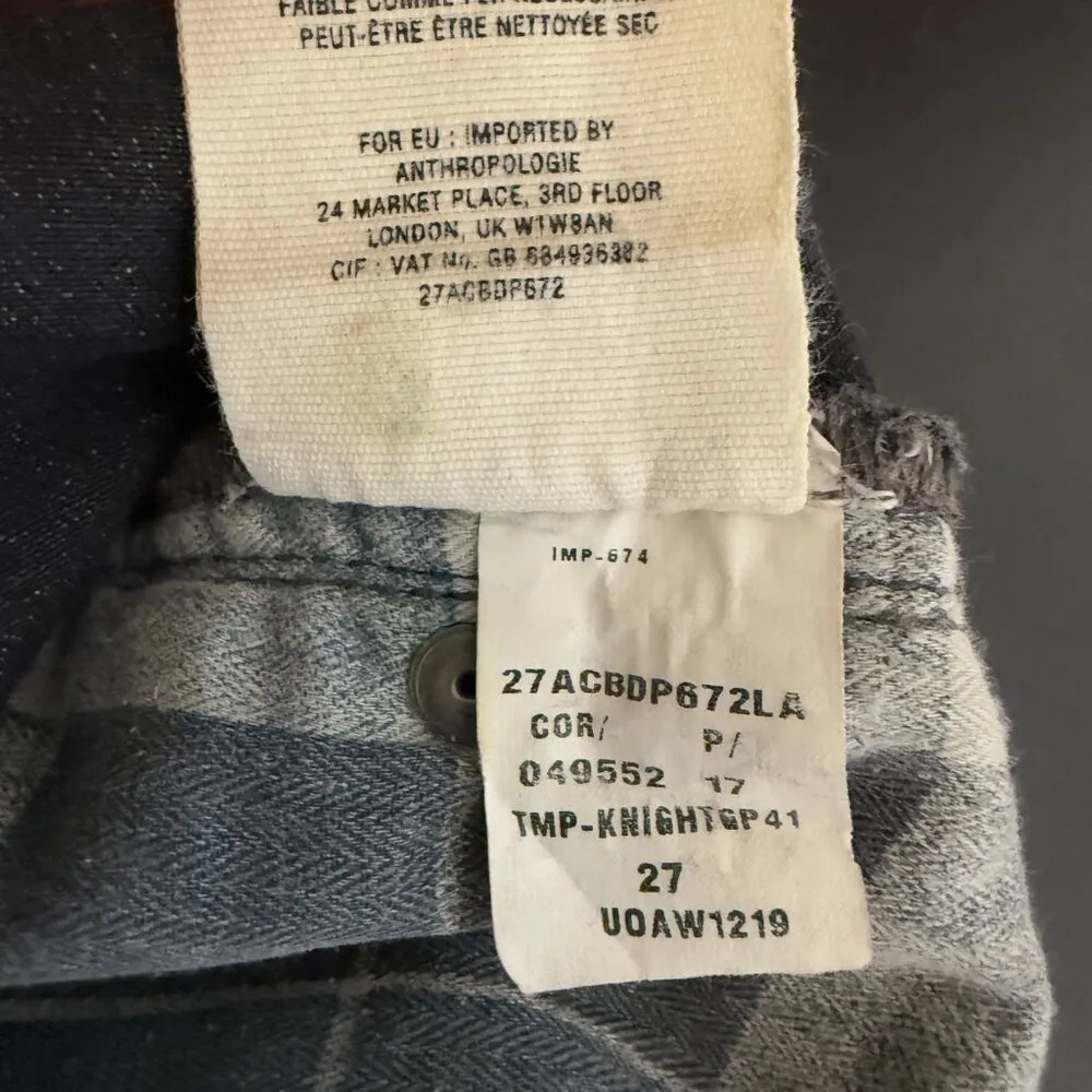 Anthropologie Pilcro and The Letterpress Stet Skinny Jeans Womens 27 Black Denim - Image 16