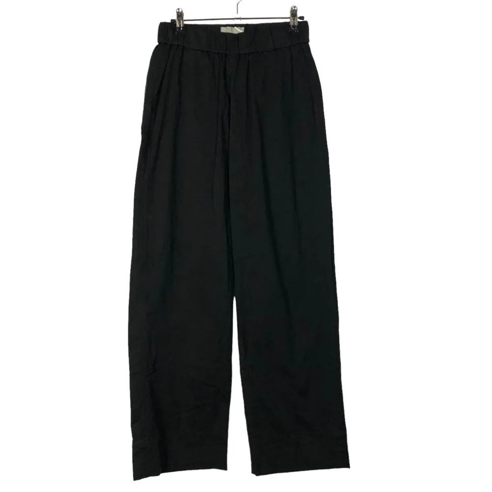 Everlane The Easy Pant Black Straight Leg High Rise Pants 2 - Image 2