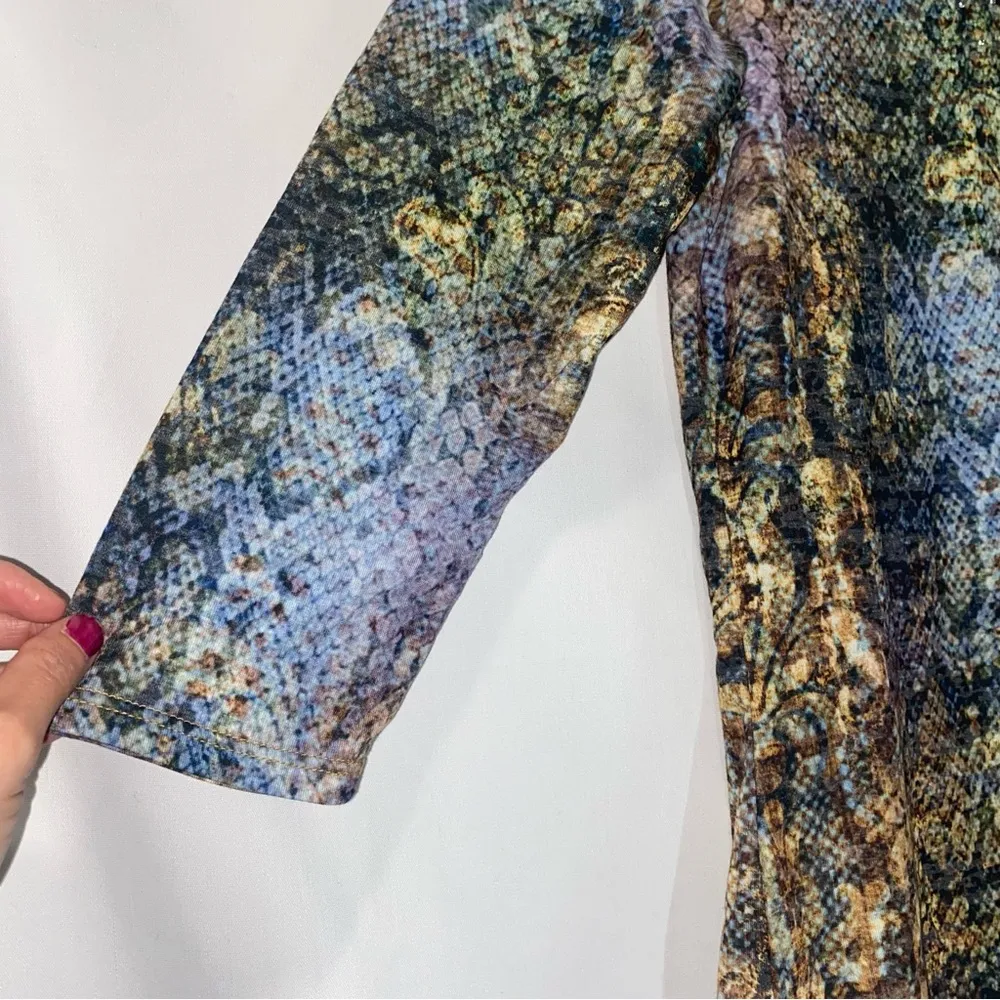 Reba Multicolor Blouse Women’s Medium - Image 3