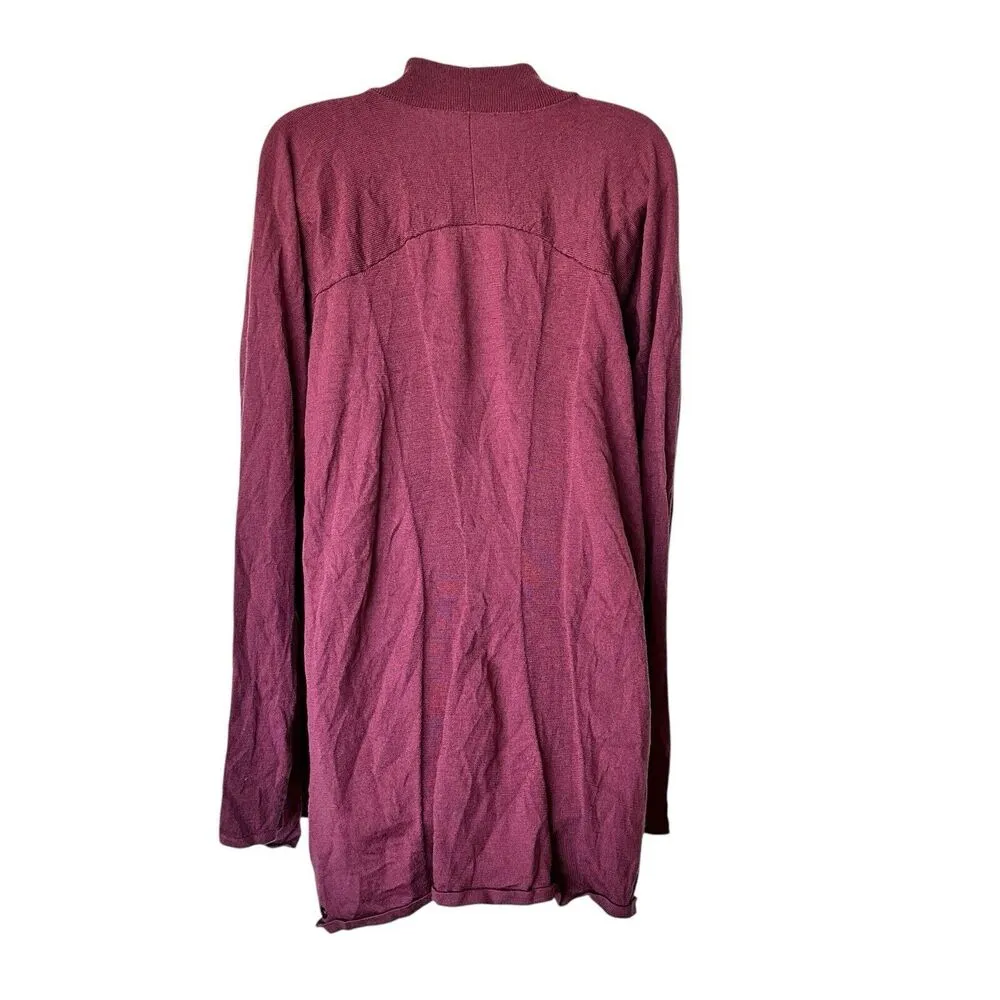 Lululemon 6 Blissful Zen Merino Wool Sweater in So Merlot - Image 4