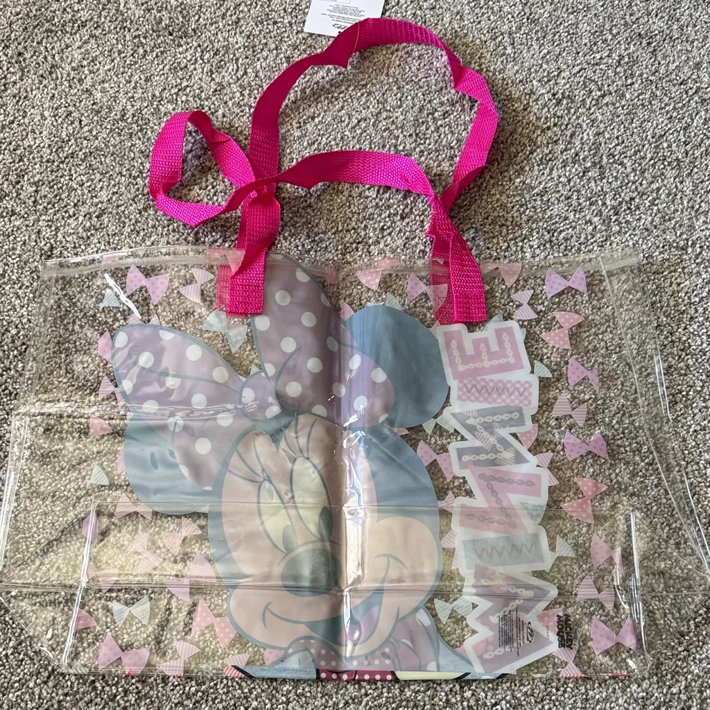 NWT Minnie Mouse Clear Tote Bag - Image 2