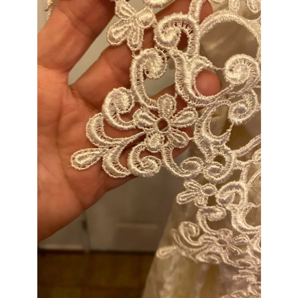 JESSICA MCCLINTOCK LACE BRIDAL DRESS. Size 18W - Image 5