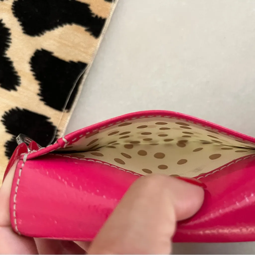 Kate Spade Fuchsia Leather Keychain Wallet - Image 8