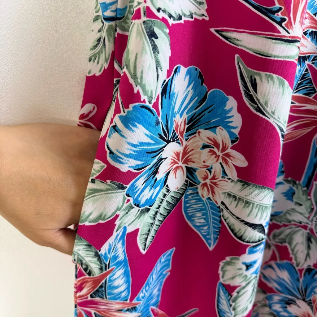 Tommy Bahama Golf Tennis Tropical Print Athletic Dress XL X-large Pink - Image 5