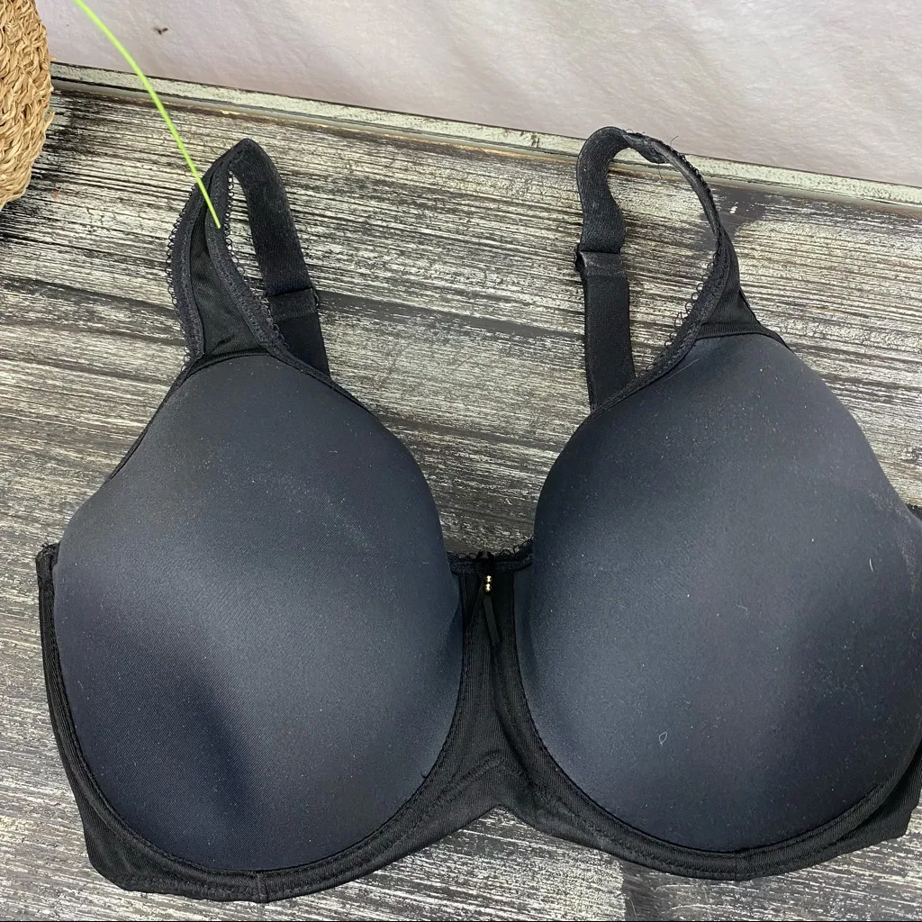 Wacoal Black Basic Beauty 853192 Underwire Unlined T Shirt Bra 42D - Image 2