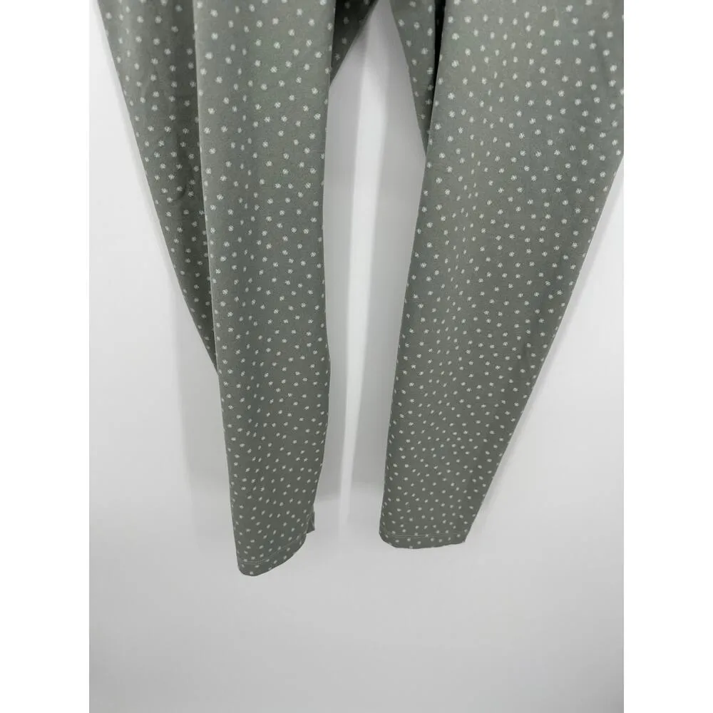 Nike Women's Yoga Dots Twist Grey White 7/8 Tights Sz XXL Leggings High Waisted - Image 4