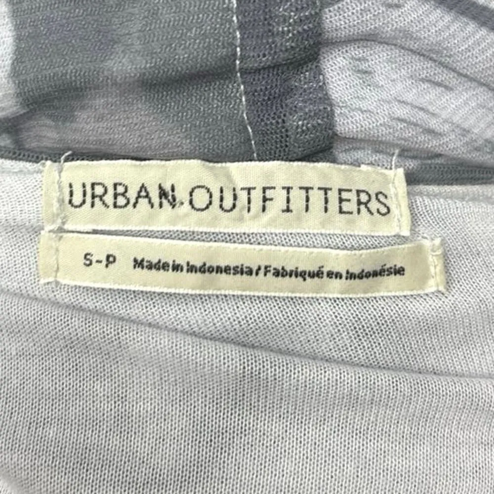 Urban Outfitters Grey Marble Tie Dye Print Spaghetti Strap Ruched Crop Top Sz S - Image 6