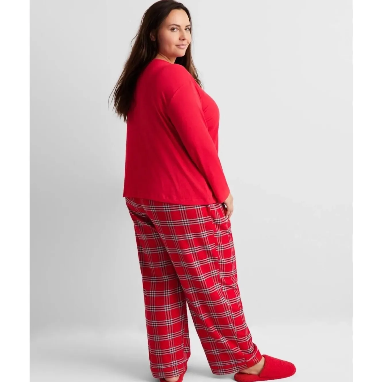 Brand New State of Day Women's Size 2XL XXL Red Plaid Pajama Lounge Pants - Image 3