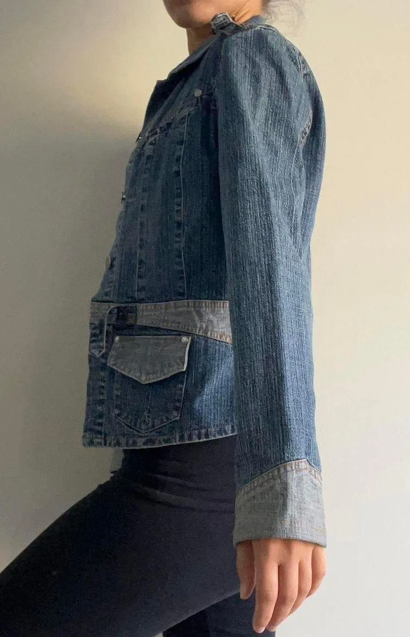 Blue Denim Y2K Jacket - Image 3