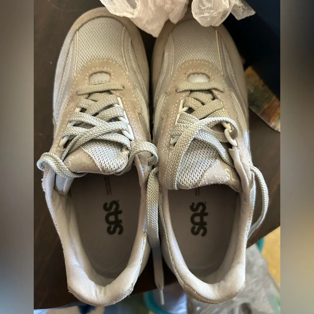 SAS tour mesh dust Women's 6.5 M comfort Sneakers Gray Size undefined - Image 8