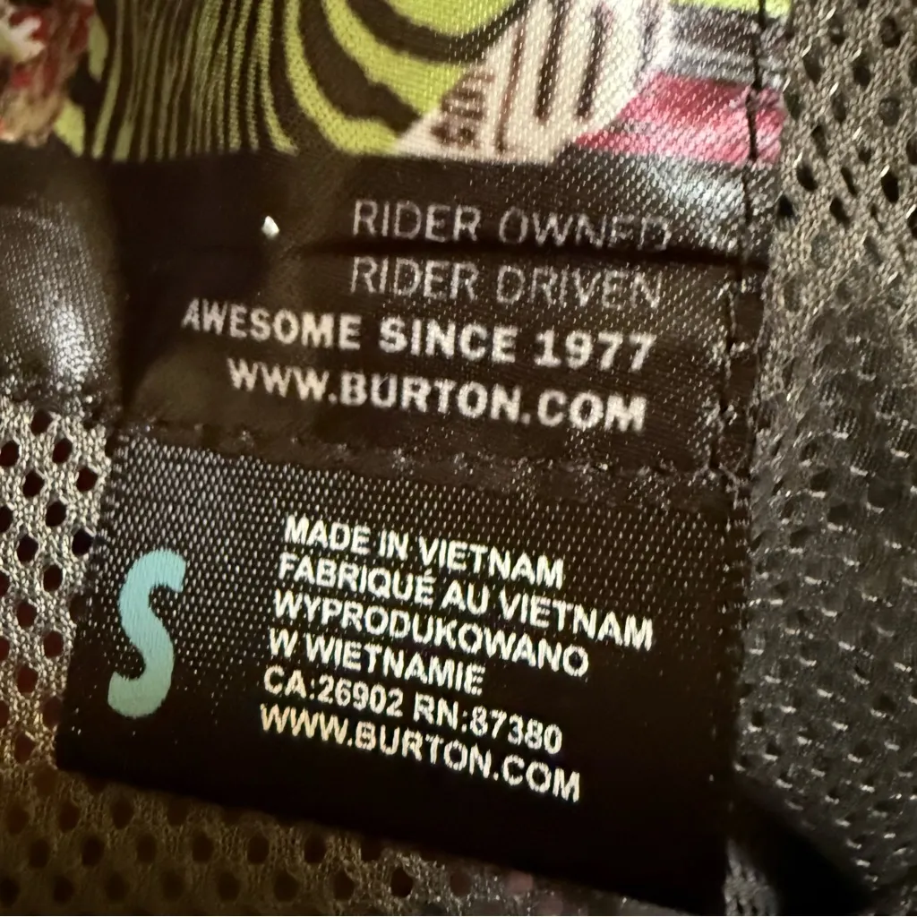 BURTON Womens  Adjustable Waist Snowboard  Ski Pants Sz Small - Image 5