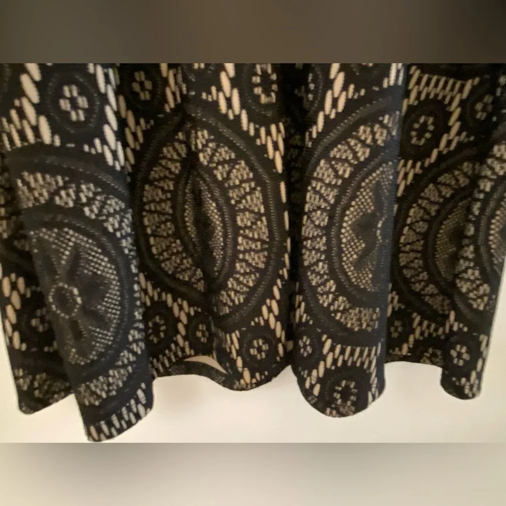 Accidentally in Love Black Lace Beige 3/4 Sleeve Dress Women's Sz XL - Image 13