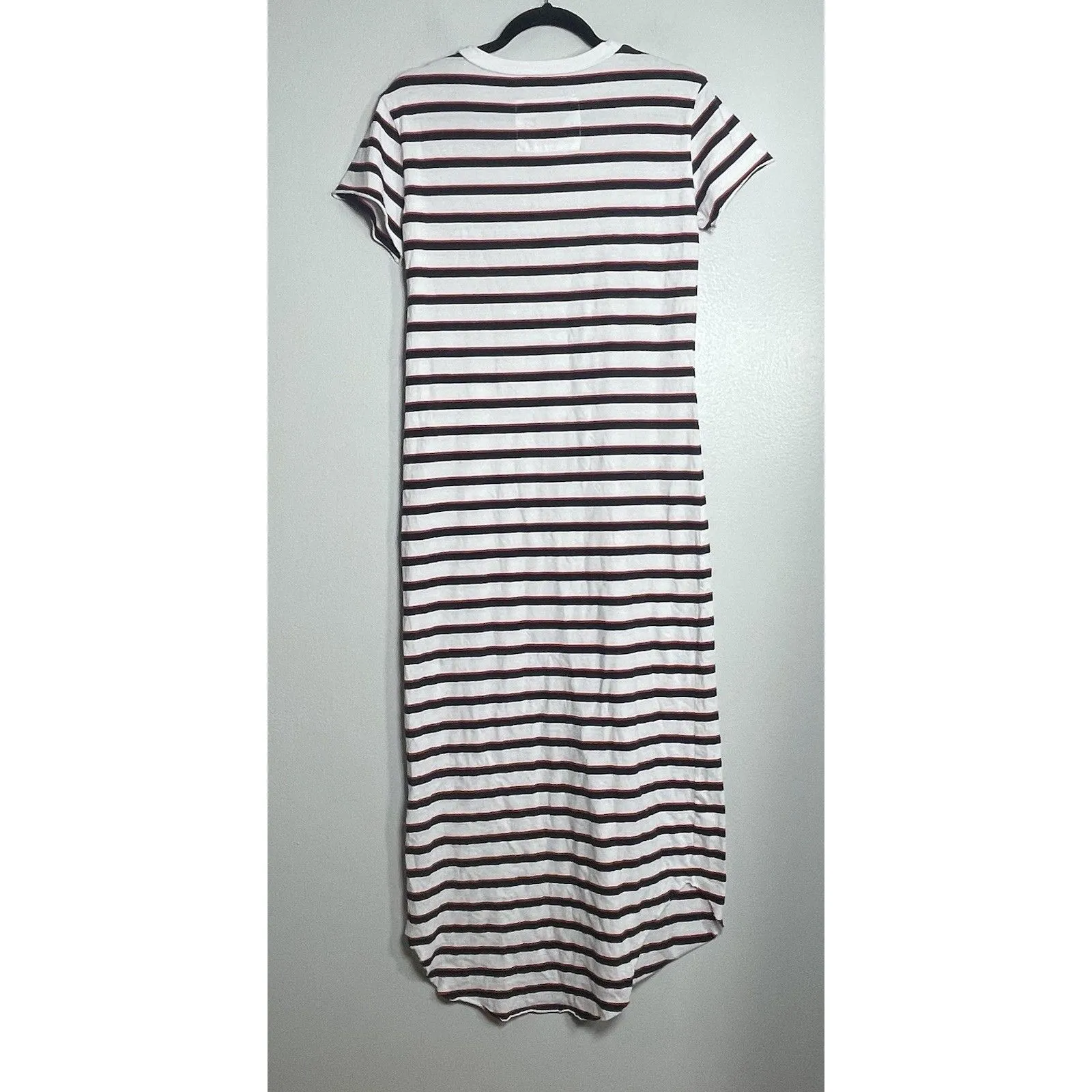 FRANK & EILEEN Harper Perfect Tee Maxi Dress Small Red White Blue NEW America - Image 9