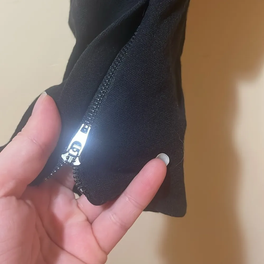 Womens Theory Black Zip Up Jacket - Image 7