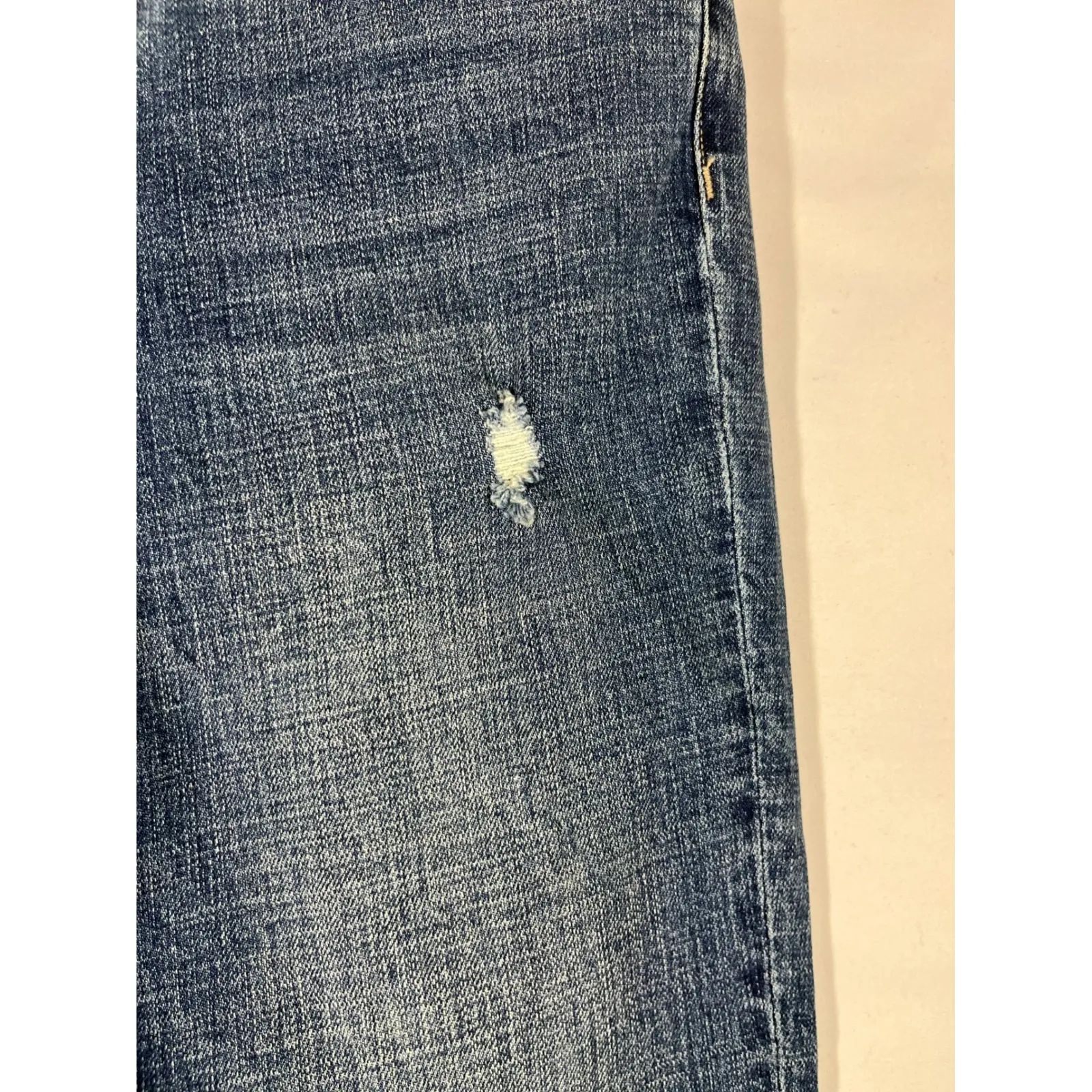 KUT From The Kloth Amy Crop Straight Leg Jeans Distressed Blue Women's Sz 0 - Image 3