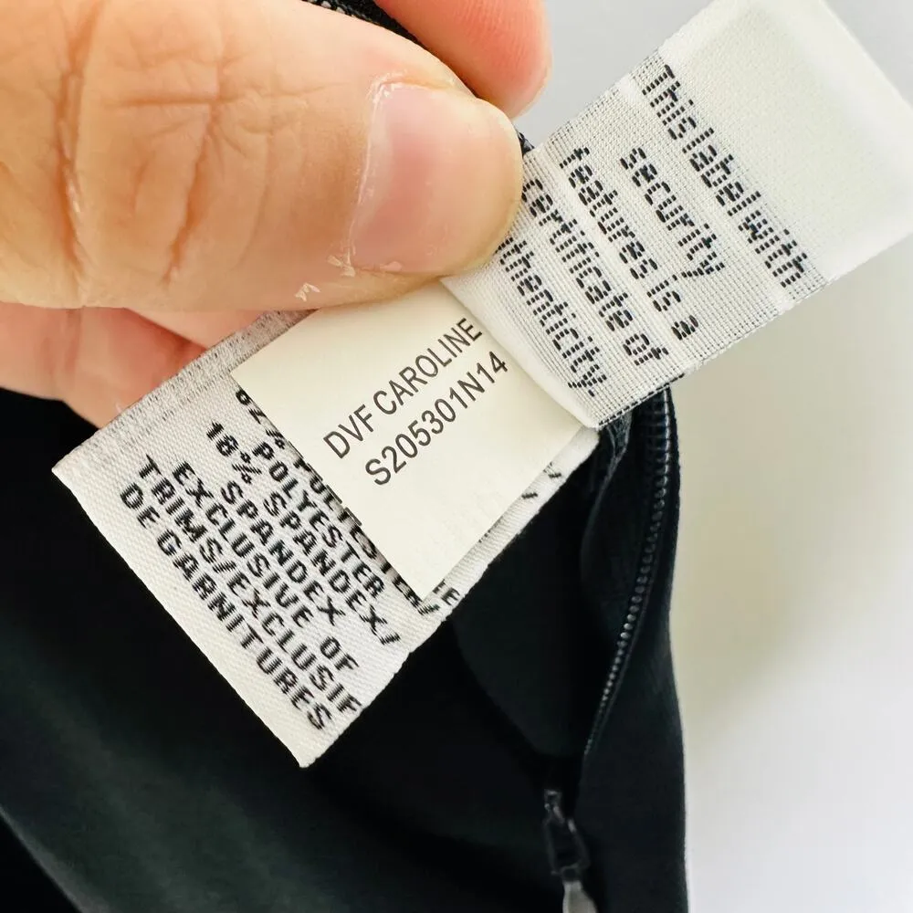 Diane von Furstenberg Caroline Embellished Surplice-Top Jumpsuit in Black - Image 5