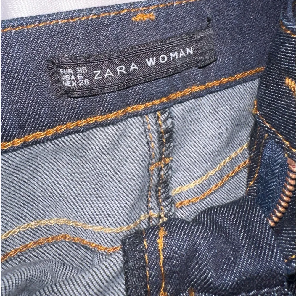 Zara dark wash denim skirt - Image 6