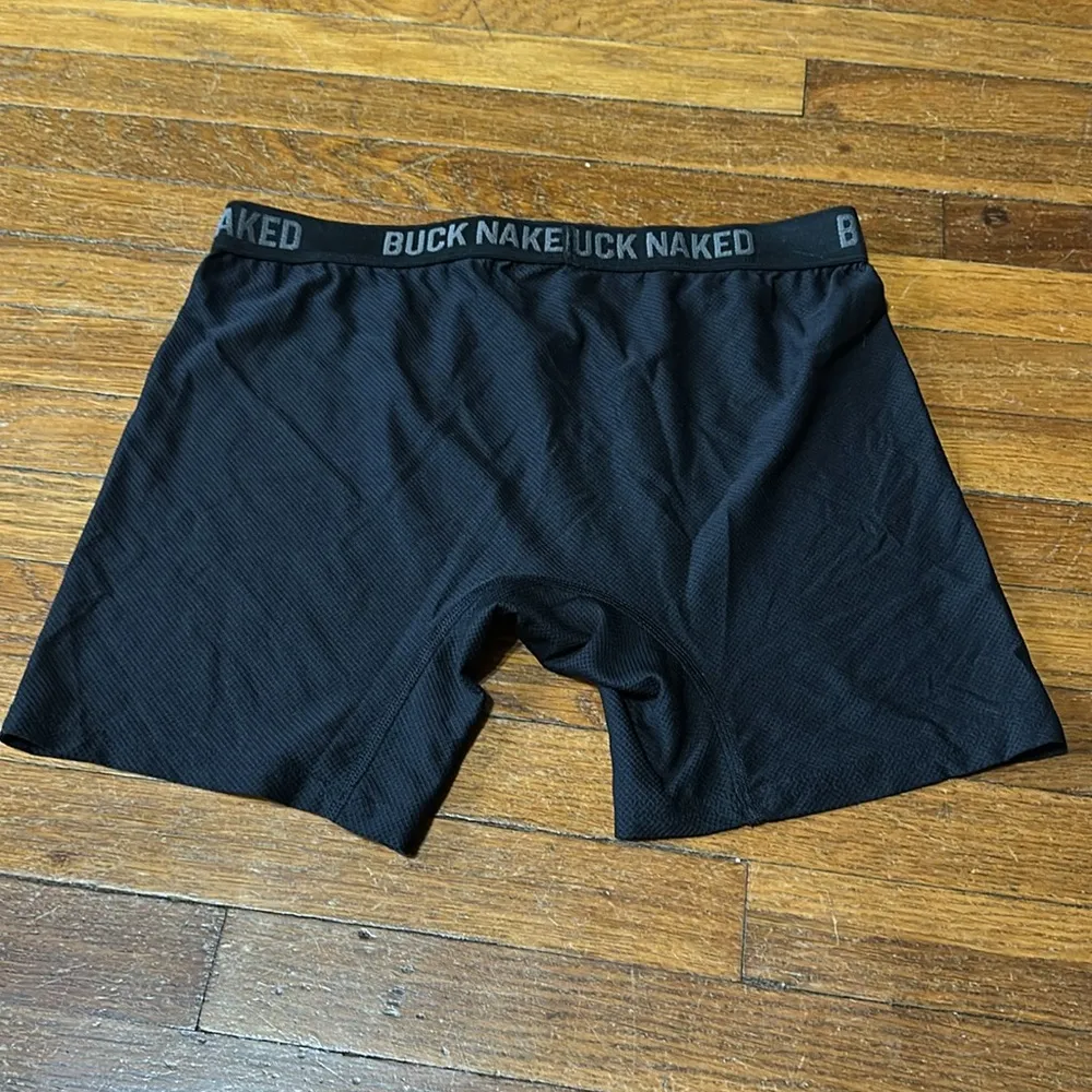 Duluth Trading Company Women’s Buck Naked Boxer Briefs, Small Black - Image 3