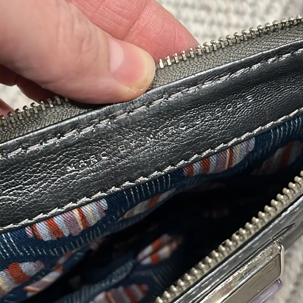 Marc By Marc Jacob’s metallic Leather Clutch - Image 3