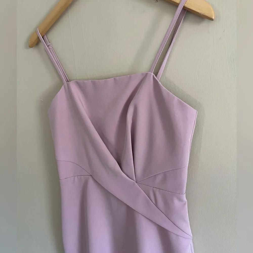 Superdown Mauve Bodycon Mini Dress Small Pink Spaghetti Strap Revolve Cocktail - Image 5