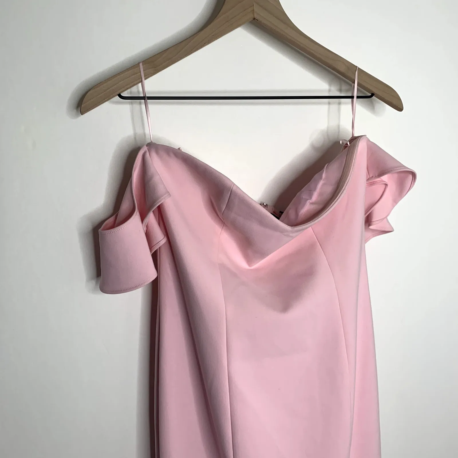 Revolve Likely Sunset Off-the-shoulder Petal Pink Dress Womens New Size 6 - Image 6