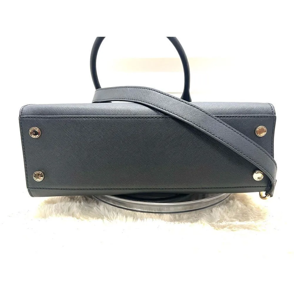 🔥🎁NWT! Michael Kors HAMILTON East West Satchel Handbag Black Msrp:298.00 - Image 6