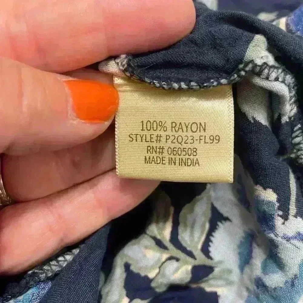 Womens Boho Long Floral Kimono Large‎ Bohemian Lightweight Cottagecore Festival Blue - Image 7