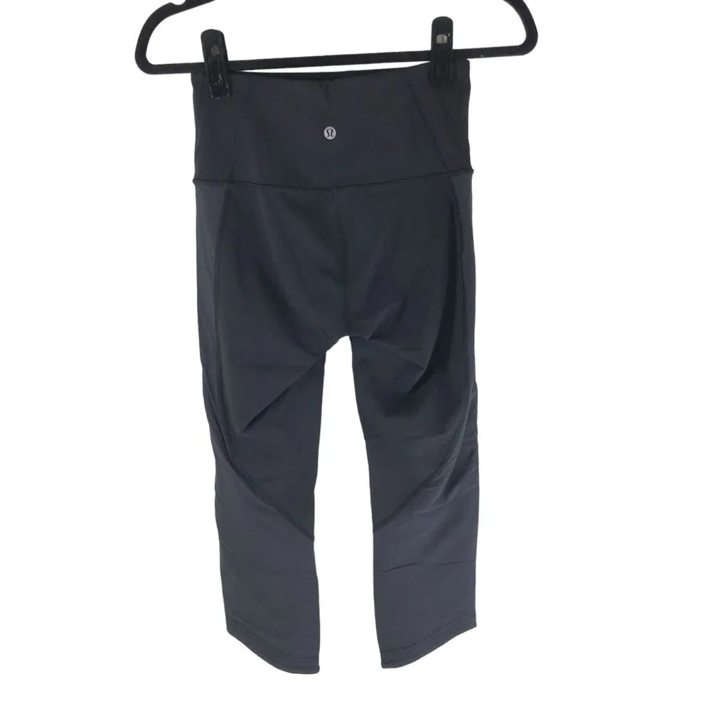 Lululemon Womens Ready Set Go Crop 21" Black 4 - Image 2