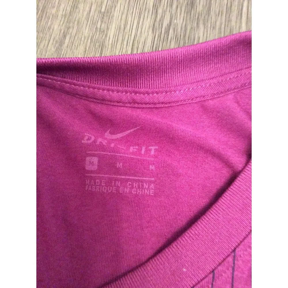 Nike Purple Dri-Fit Medium M Tank Just Do It - Image 3