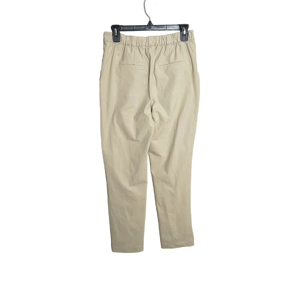 Lululemon Your True Trouser Pants Pull On Pant Trench Beige Size 6 - Image 2
