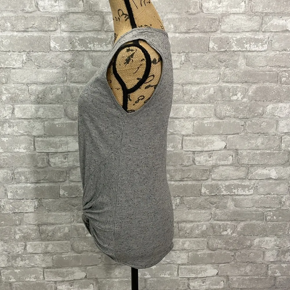 Madewell Knot Twisted Hem Speckled Tunic Tank - Image 3