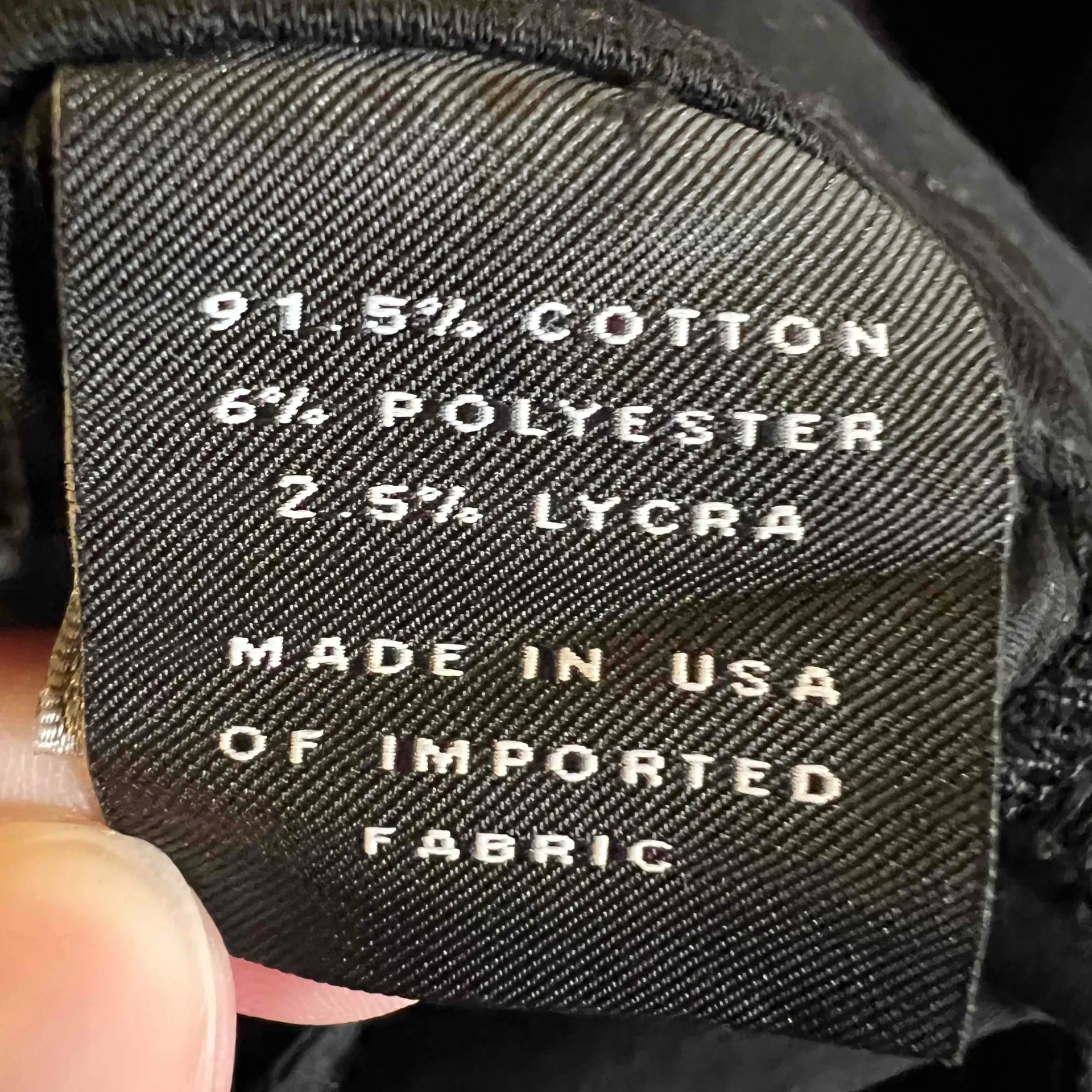 GRLFRND Reed Jean Black Frayed Hem Skinny Leg Womens Jeans 23‎ New - Image 5