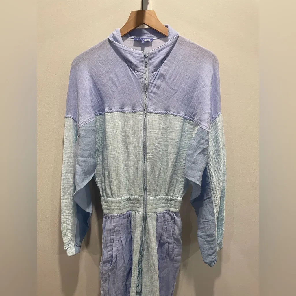 Paradised Blue Kelsey Jumpsuit‎ Size XS - Image 4