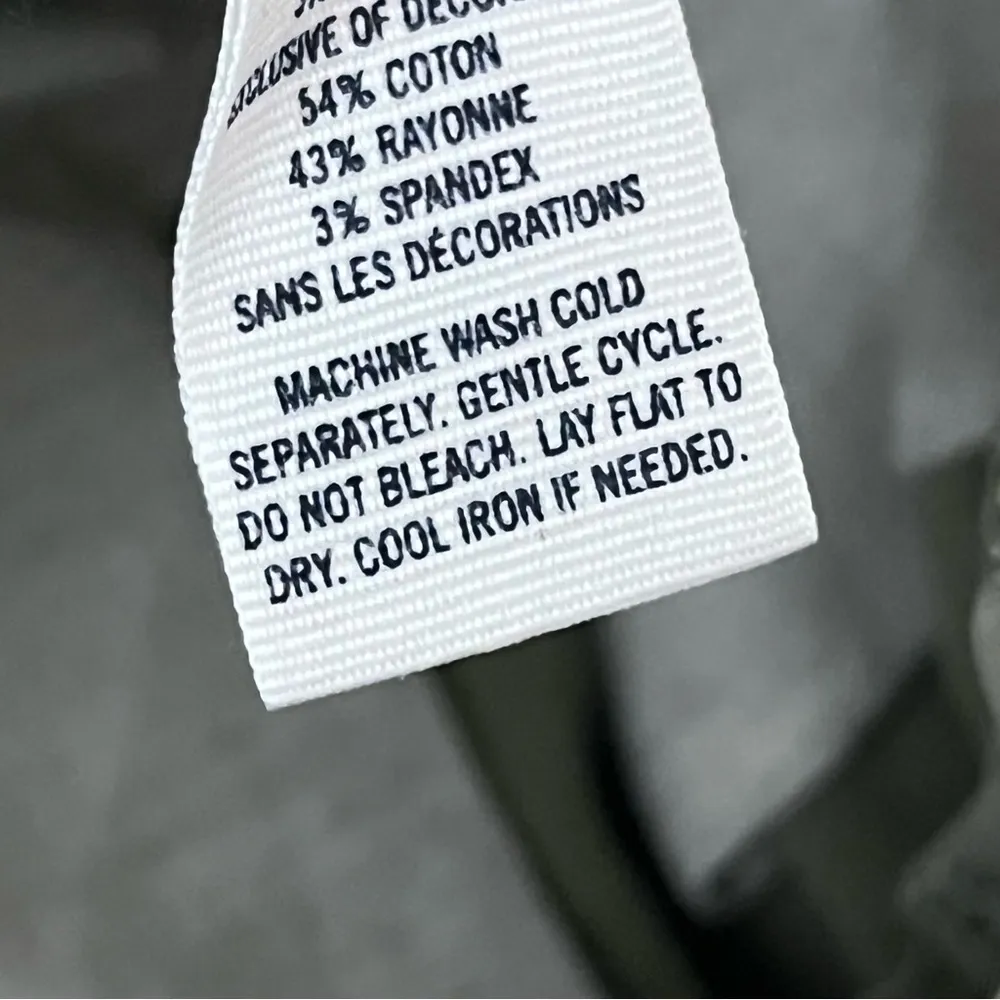 American Eagle Women’s Army Green Moto Pants Low Rise Y2k Retro Grunge Biker 6 - Image 6