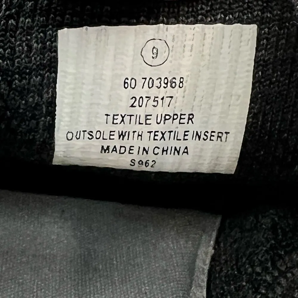 Tommy Bahama Sneakers Stretch Knit Jogger Slip-on charcoal dark gray size 9 - Image 7