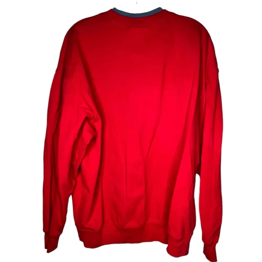 Vintage M&C Sportswear Christmas Snowman Shirt Red Size XL - Image 4