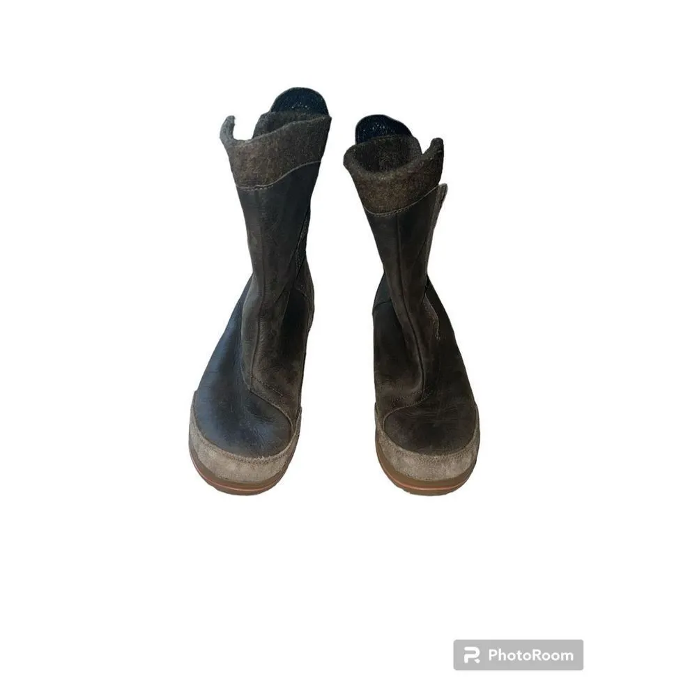 Teva ✨ HALEY WATERPROOF BOOTS SHOES SZ 8.5  LEATHER✨ - Image 3