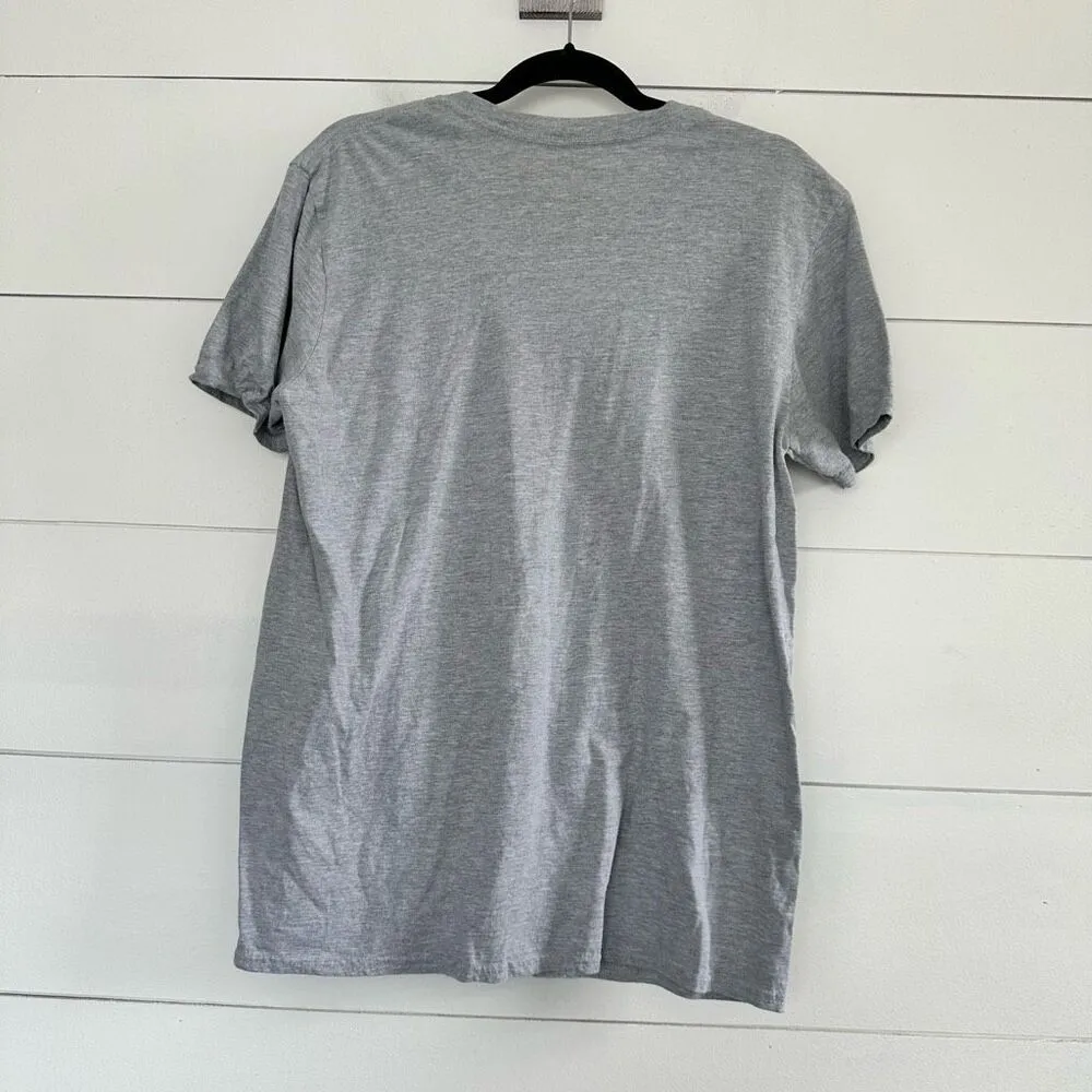 Garfield Women’s Large Meh Graphic Tee Grey - Image 3