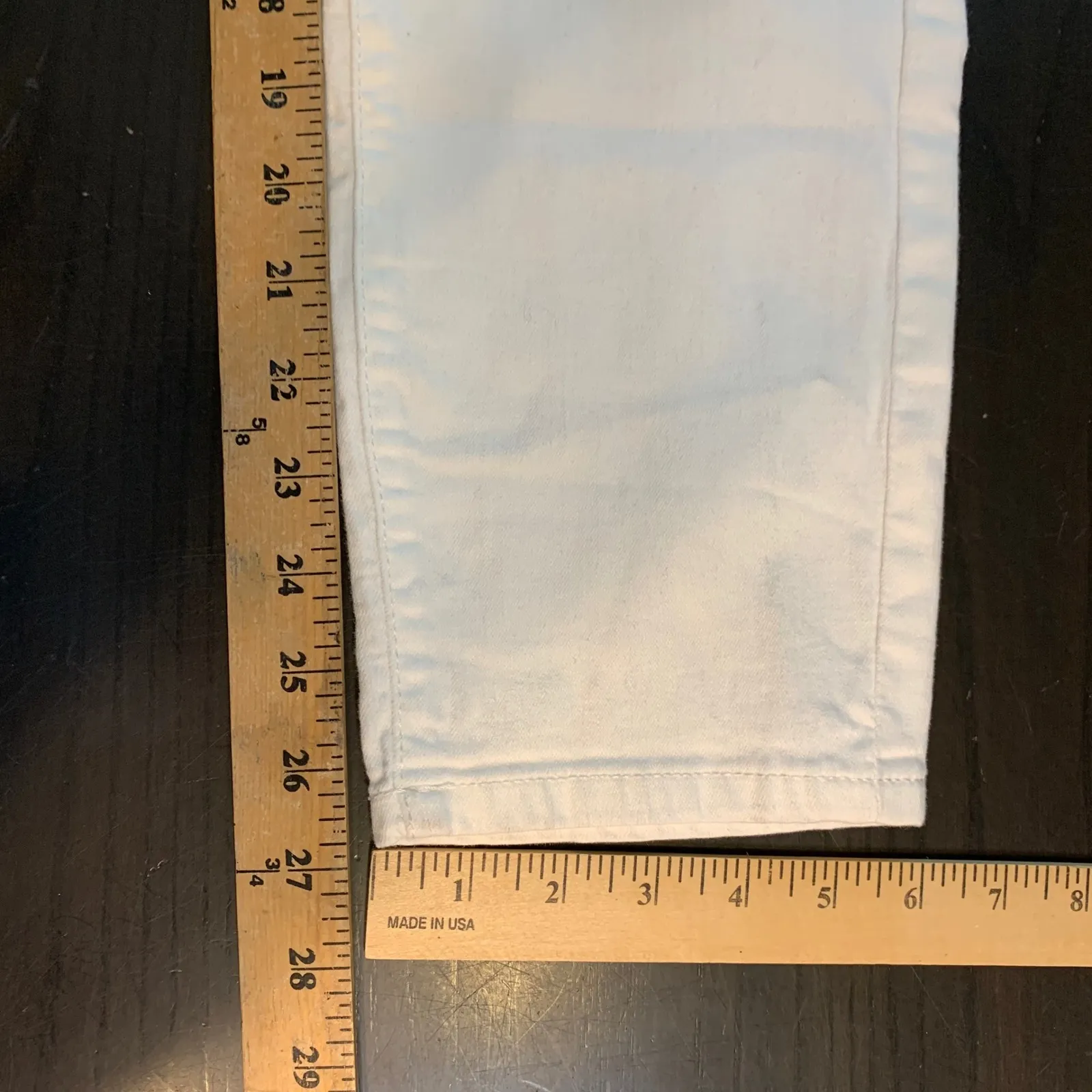 JAG Jeans Womens 6 High Rise Slim Ankle White Denim Jeans Resortwear Vacation - Image 12