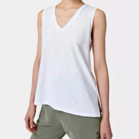 Sweaty Betty White Tank Top - Image 2