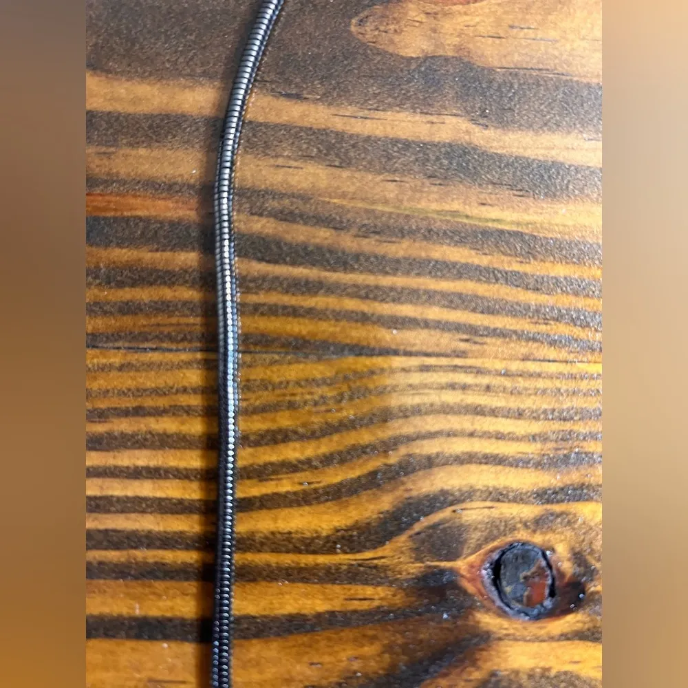 Kendra Scott Luxe Angelina Blue Turquoise Necklace gunmetal rare western boho - Image 8