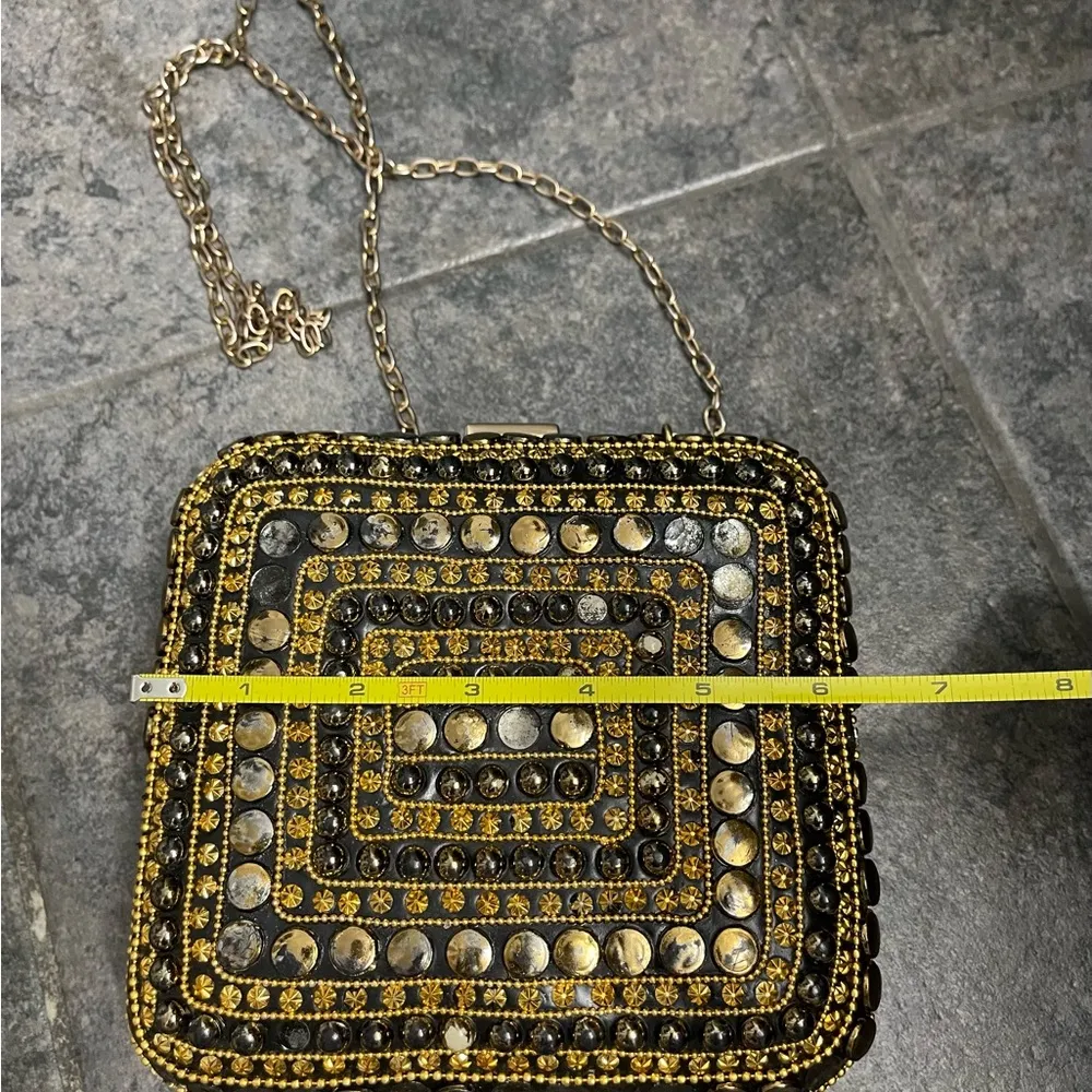🌹LULUS Bejeweled Clutch/Crossbody Purse - Image 6