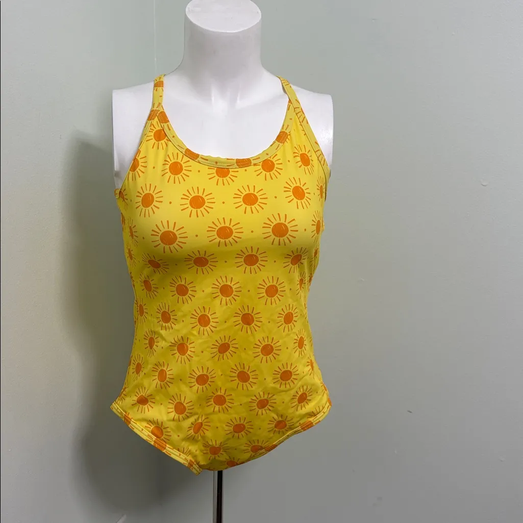 Hanna Andersson Sunshine Day Women’s Swim Suit Orange Size M - Image 2