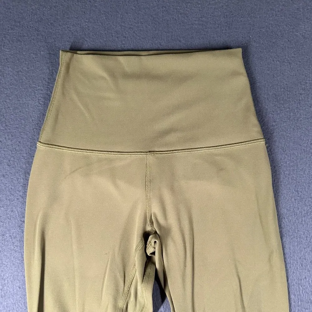Lululemon Womens 0 Green Align High-Rise Pull On 28" Leggings Pocket Pants Yoga - Image 3